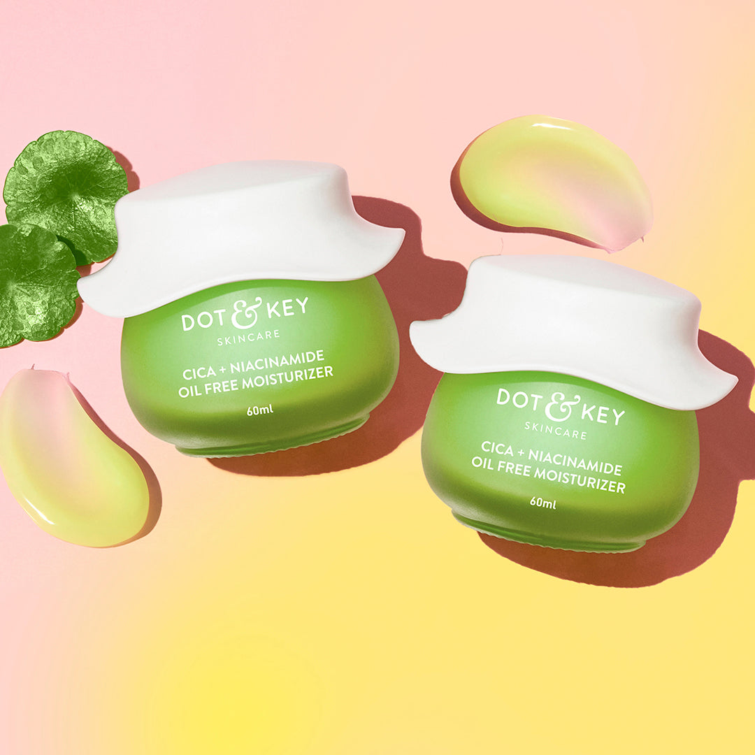 Dot & Key Cica Calming Oil Free Moisturize,Pack of 2 (60ml)