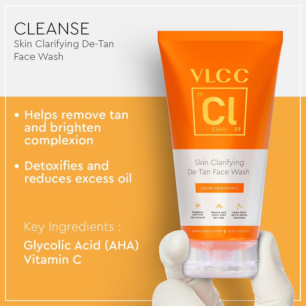 VLCC Skin Clarifying and Brightening Face and Body Wash Combo - Image 4 - Buy from Indicrest