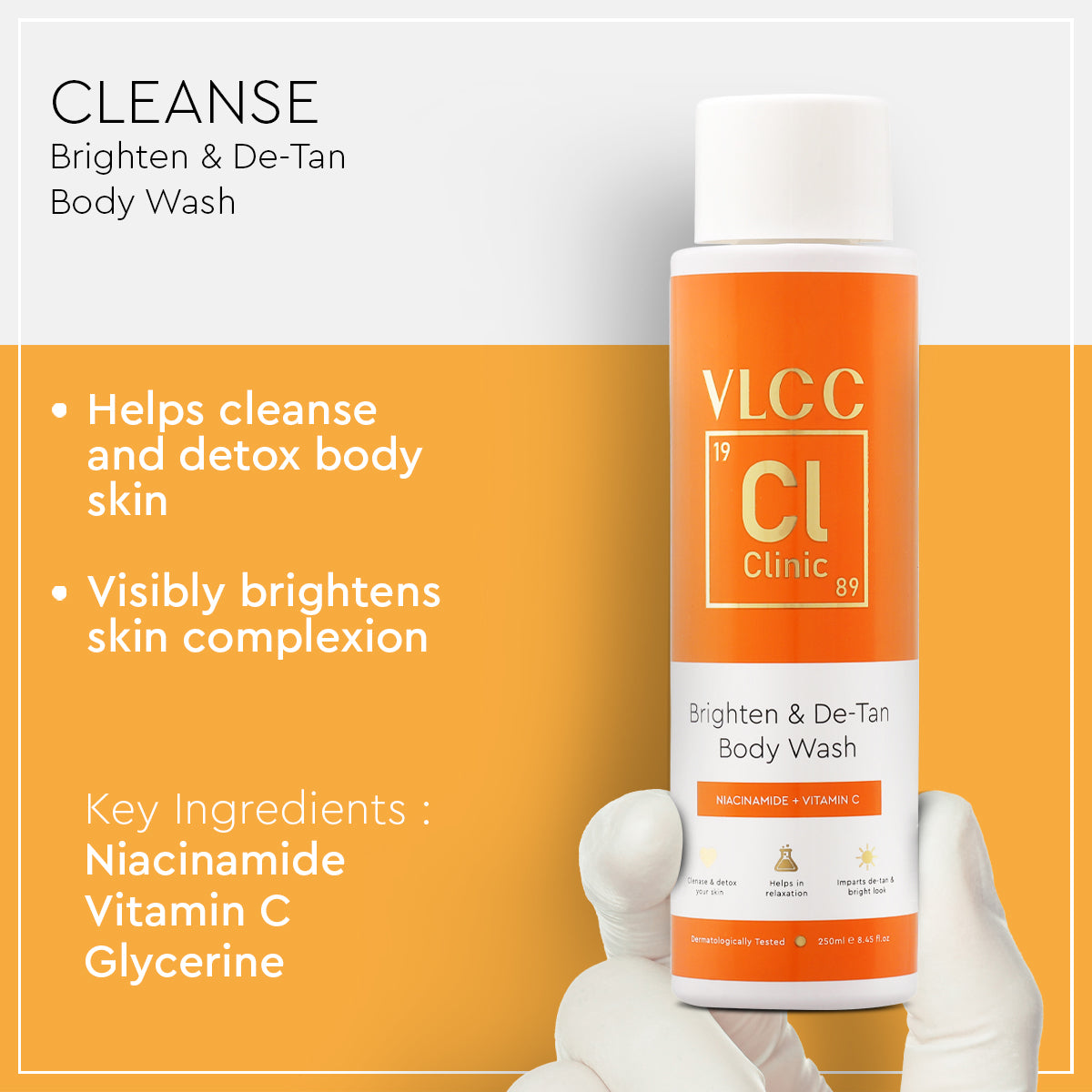 VLCC Skin Clarifying and Brightening Face and Body Wash Combo - Image 5 - Buy from Indicrest