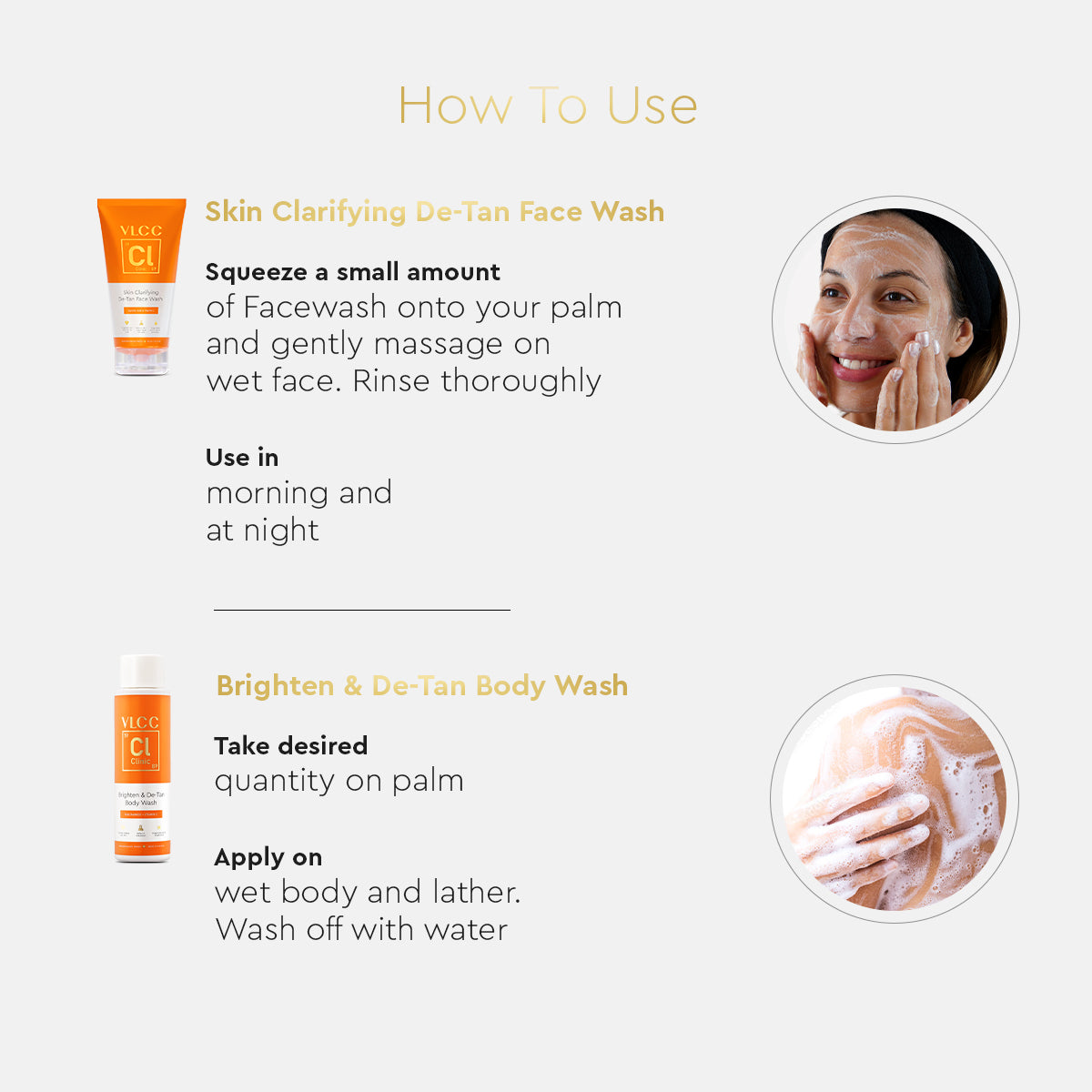 VLCC Skin Clarifying and Brightening Face and Body Wash Combo - Image 6 - Buy from Indicrest