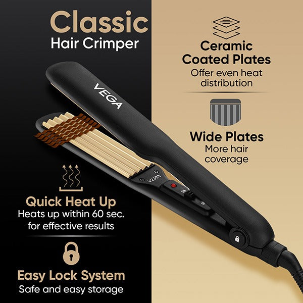 Vega Classic Hair Crimper - VHCR-01