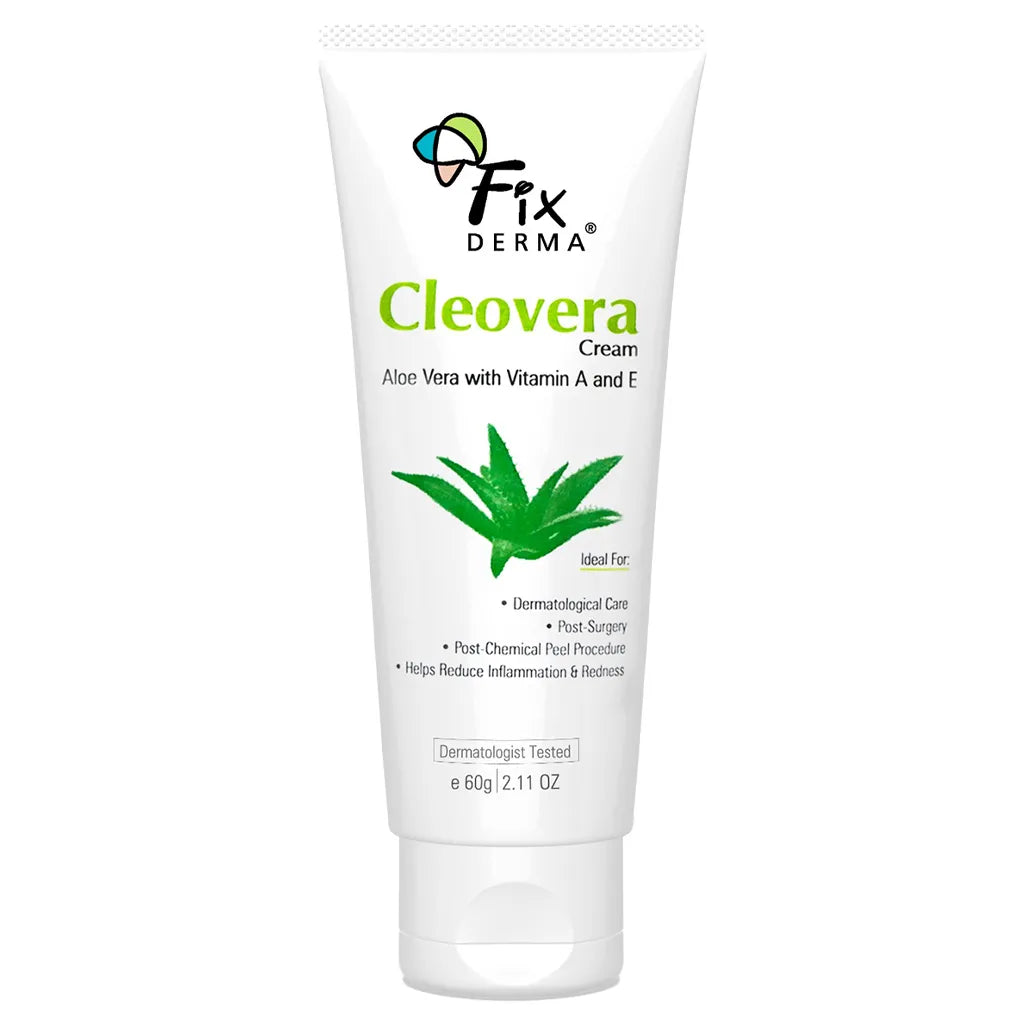 Fixderma Cleovera Cream for Sensitive Skin | Soothes, Hydrates & Restores Post-Treatment Skin, 60g - Image 8 - Buy from Indicrest