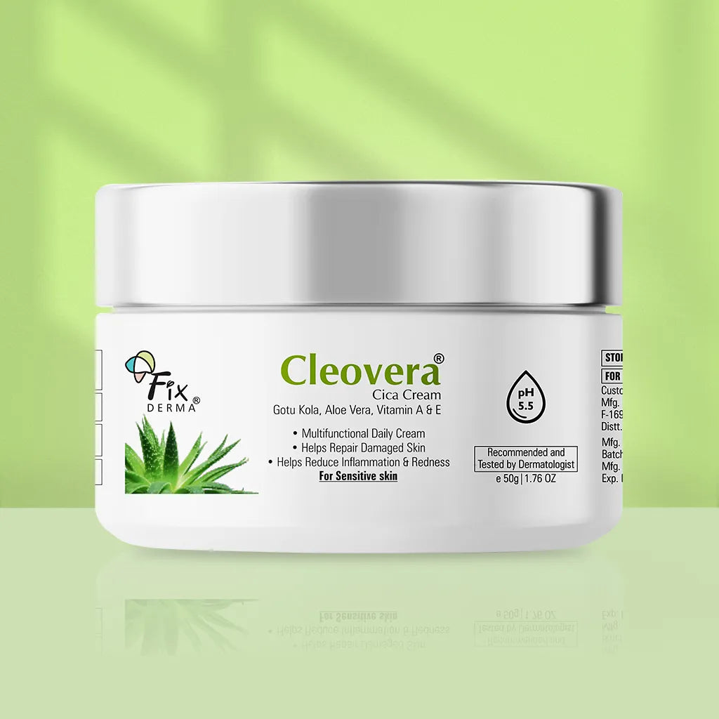 Fixderma Cleovera Cica Cream | Hydrates & Strengthens the Natural Skin Barrier, 50g - Image 8 - Buy from Indicrest