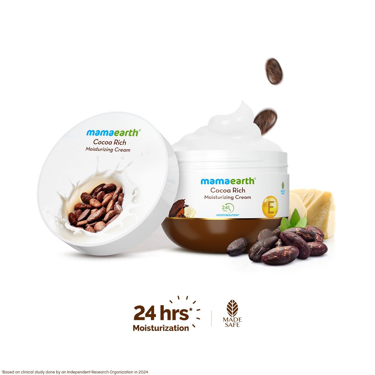 Mamaearth Cocoa Rich Moisturizer with Cocoa Butter & Vitamin E for Deep Nourishment, 200g - Buy from Indicrest