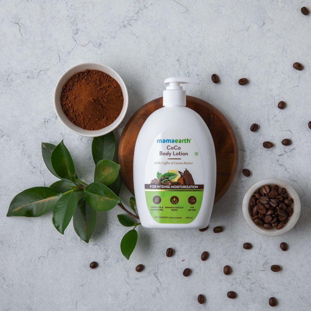 Mamaearth CoCo Body Lotion With Coffee and Cocoa for Intense Moisturization, 400ml - Image 2 - Buy from Indicrest