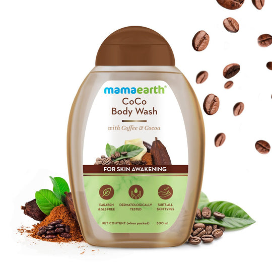 Mamaearth CoCo Body Wash With Coffee and Cocoa For Skin Awakening, 300ml - Buy from Indicrest