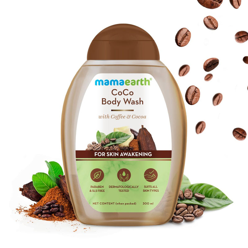 Mamaearth CoCo Body Wash With Coffee and Cocoa For Skin Awakening, 300ml - Buy from Indicrest