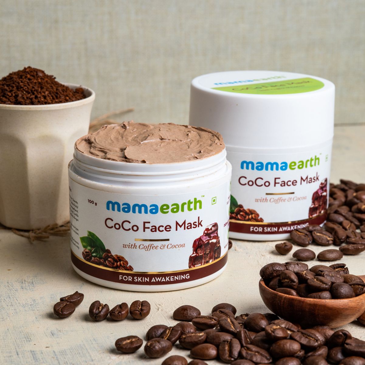 Mamaearth CoCo Face Mask with Coffee and Cocoa for Skin Awakening, 100g - Image 2 - Buy from Indicrest