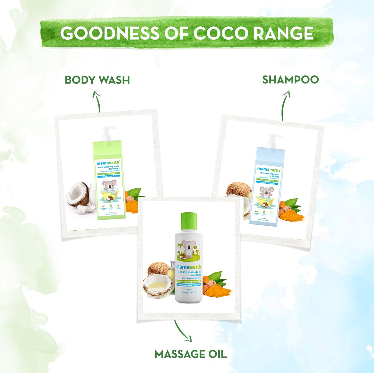 Mamaearth Coco Soft Massage Oil with Coconut & Turmeric Oil for Babies, 200ml - Image 5 - Buy from Indicrest