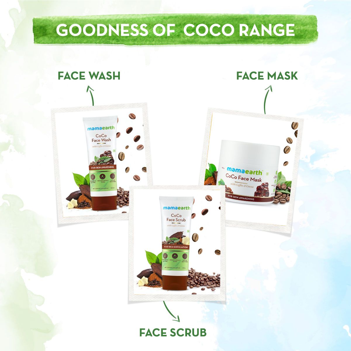 Mamaearth CoCo Bamboo Sheet Mask with Coffee and Cocoa for Skin Awakening, 25g - Image 6 - Buy from Indicrest