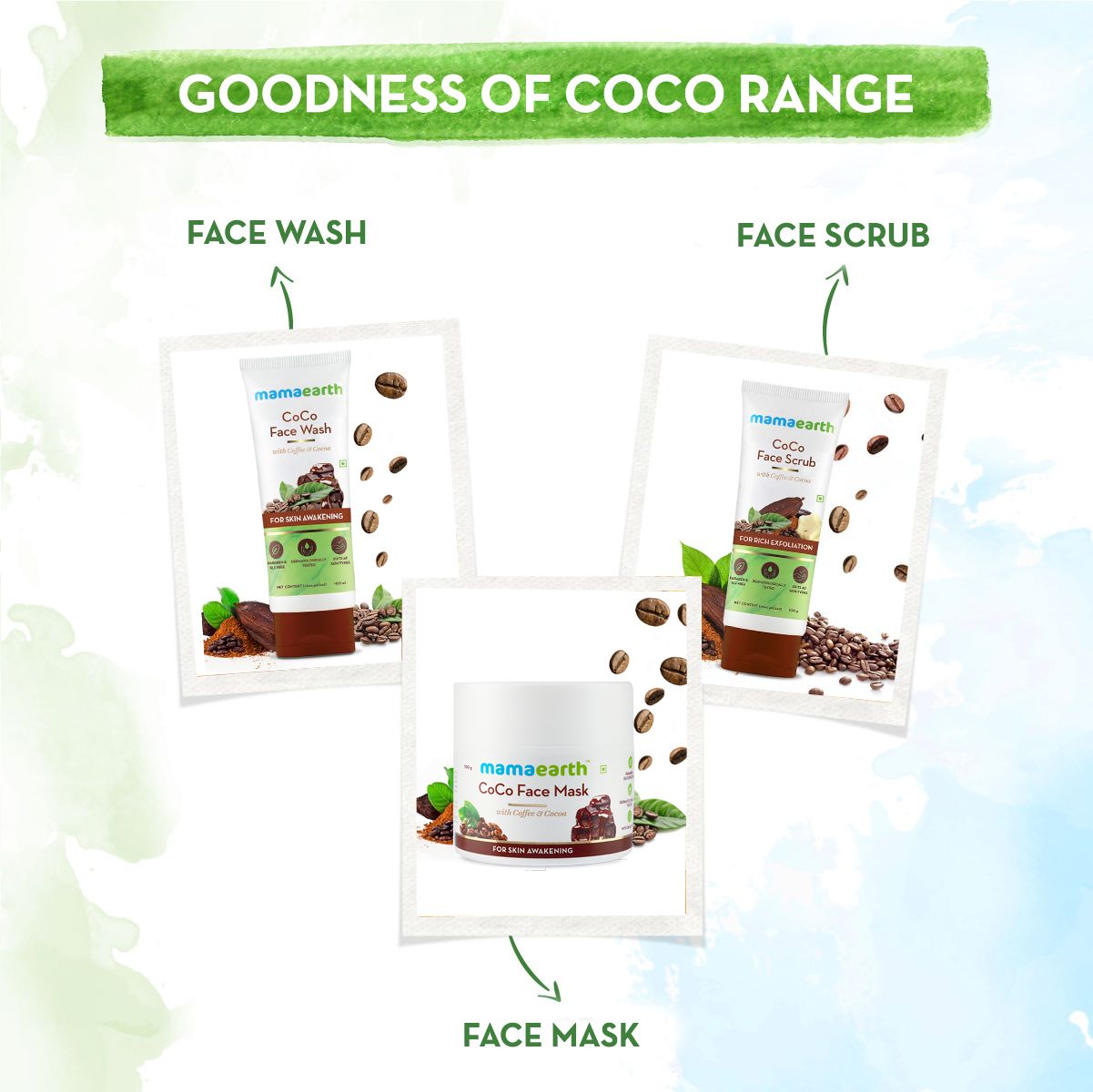 Mamaearth CoCo Face Scrub with Coffee and Cocoa for Rich Exfoliation, 100g - Image 6 - Buy from Indicrest
