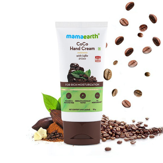 Mamaearth CoCo Hand Cream with Coffee and Cocoa for Rich Moisturization, 50g - Buy from Indicrest
