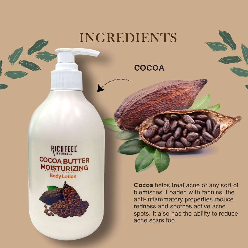 Richfeell Cocoa Body Lotion 400 ml + Free Almond body lotion 100 ml - Image 3 - Buy from Indicrest
