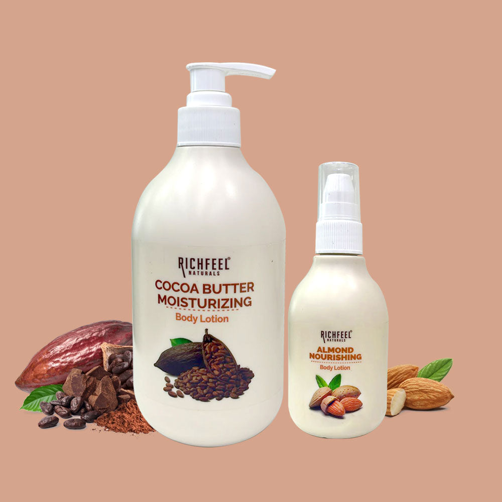 Richfeell Cocoa Body Lotion 400 ml + Free Almond body lotion 100 ml - Buy from Indicrest