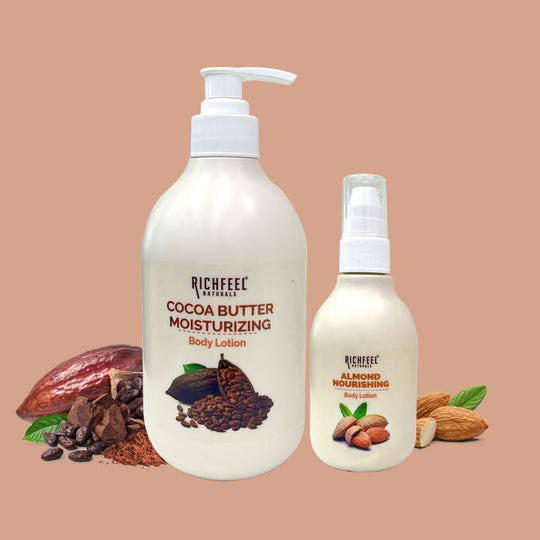 Richfeell Cocoa Body Lotion 400 ml + Free Almond body lotion 100 ml - Buy from Indicrest