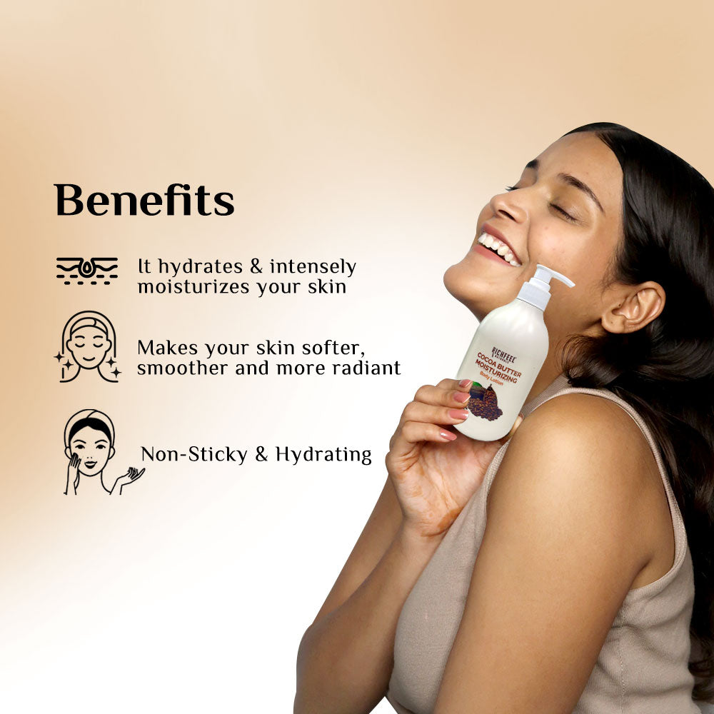 Richfeell Cocoa Butter Moisturizing Body Lotion 200 Ml - Image 3 - Buy from Indicrest