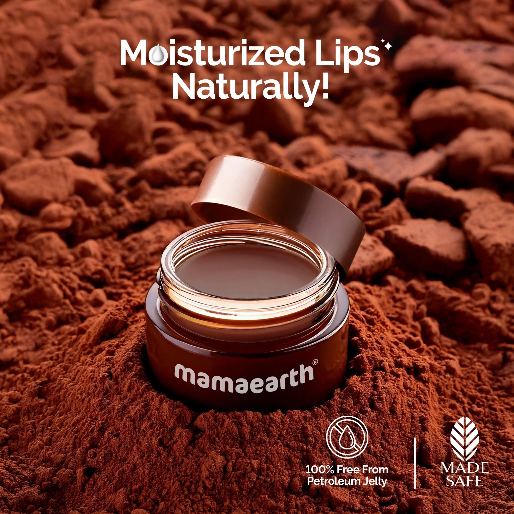 Mamaearth Cocoa Moisture Therapy Lip Balm with Cocoa Butter & Coffee for Dry & Chapped Lips 15g (Pack of 2) - Image 3 - Buy from Indicrest