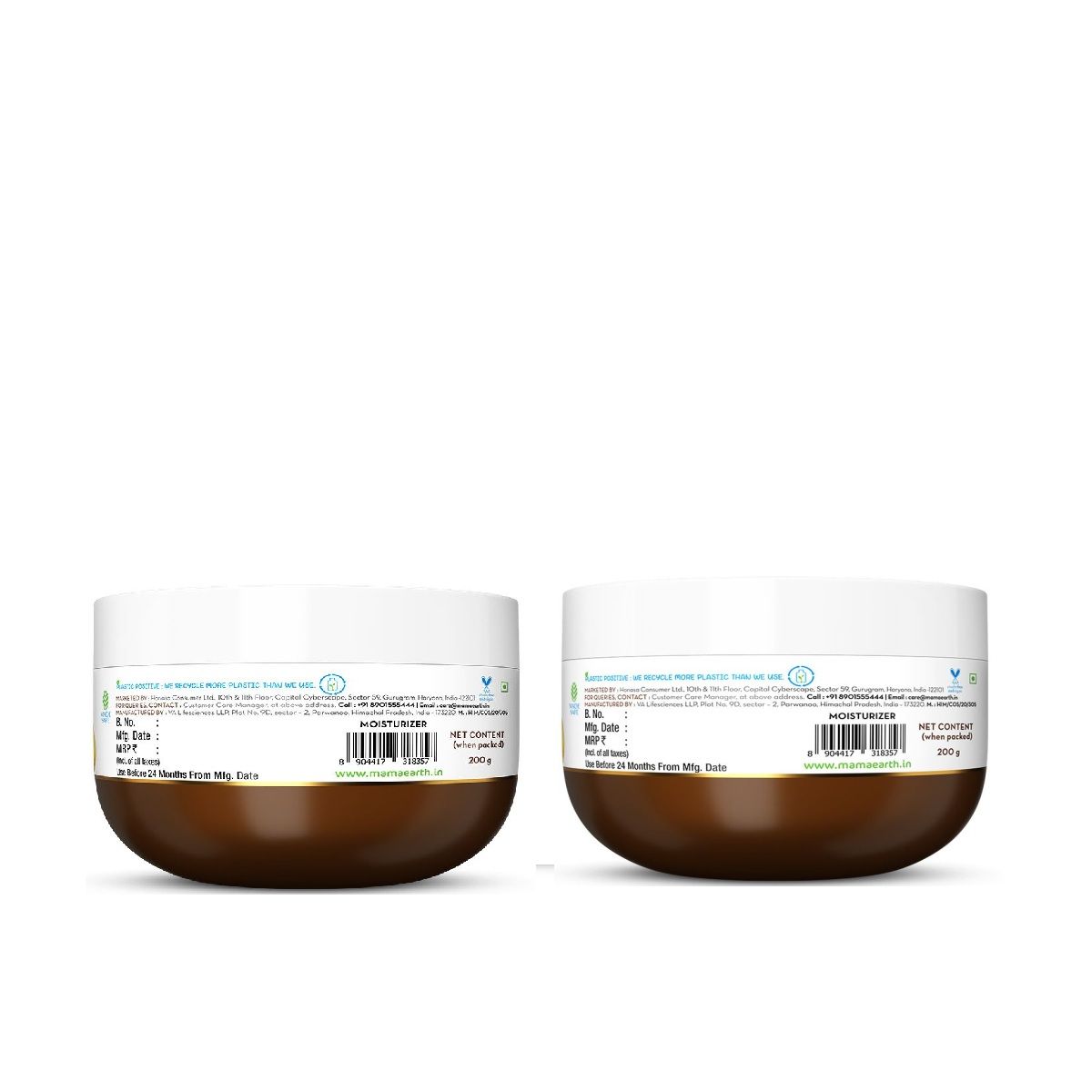 Mamaearth Cocoa Rich Moisturizer with Cocoa Butter & Vitamin E for Deep Nourishment, Pack of 2 X 200g - Image 7 - Buy from Indicrest