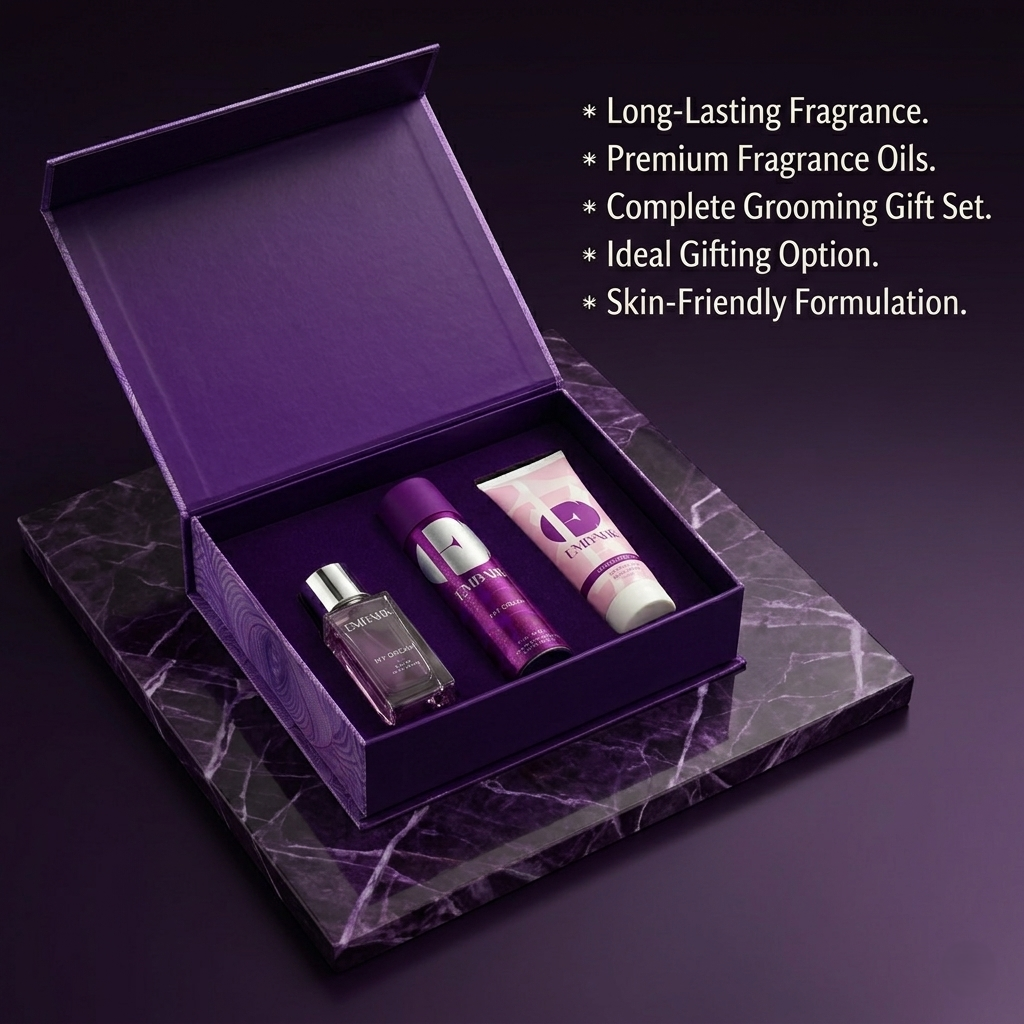 Embark Perfumes 3-Piece Giftset - My Dream For Her GIFT SET FOR WOMEN, Combo