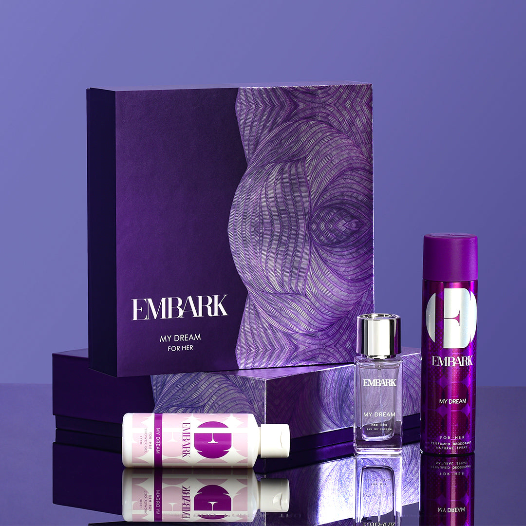 Embark Perfumes 3-Piece Giftset - My Dream For Her GIFT SET FOR WOMEN, Combo