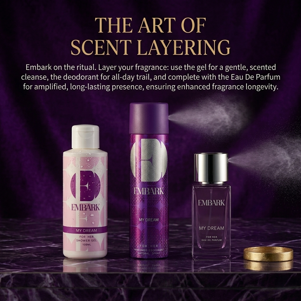 Embark Perfumes 3-Piece Giftset - My Dream For Her GIFT SET FOR WOMEN, Combo