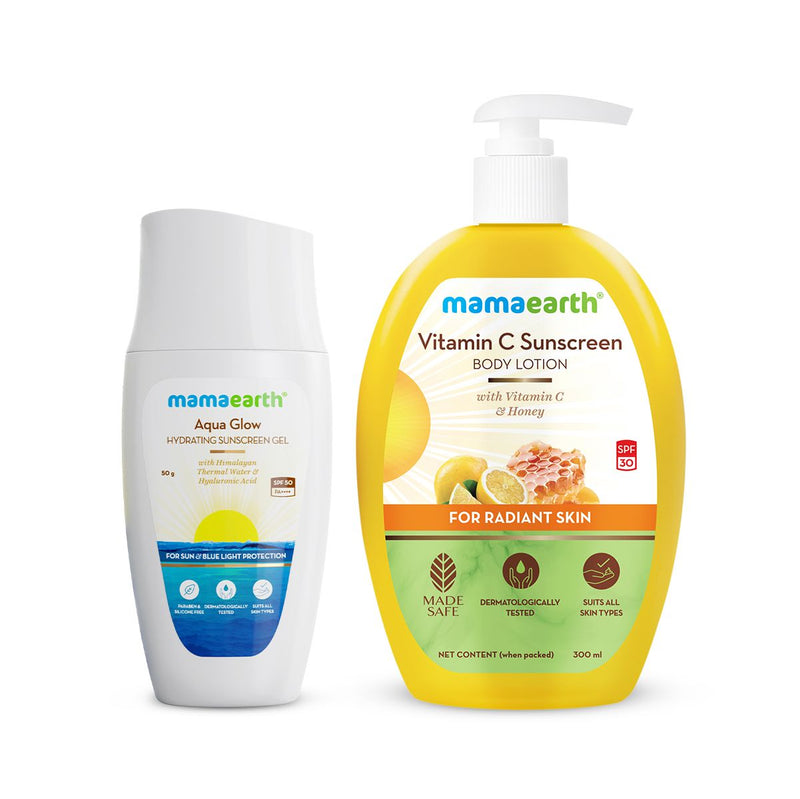 Mamaearth Skin Illuminate Combo, 50g + 300ml - Buy from Indicrest