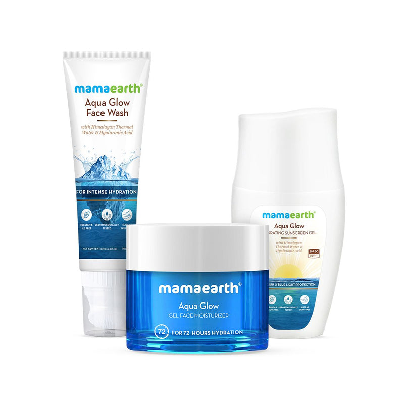 Mamaearth Aqua Glow Skin Refreshing Kit for Hydrated & Fresh Skin - Buy from Indicrest