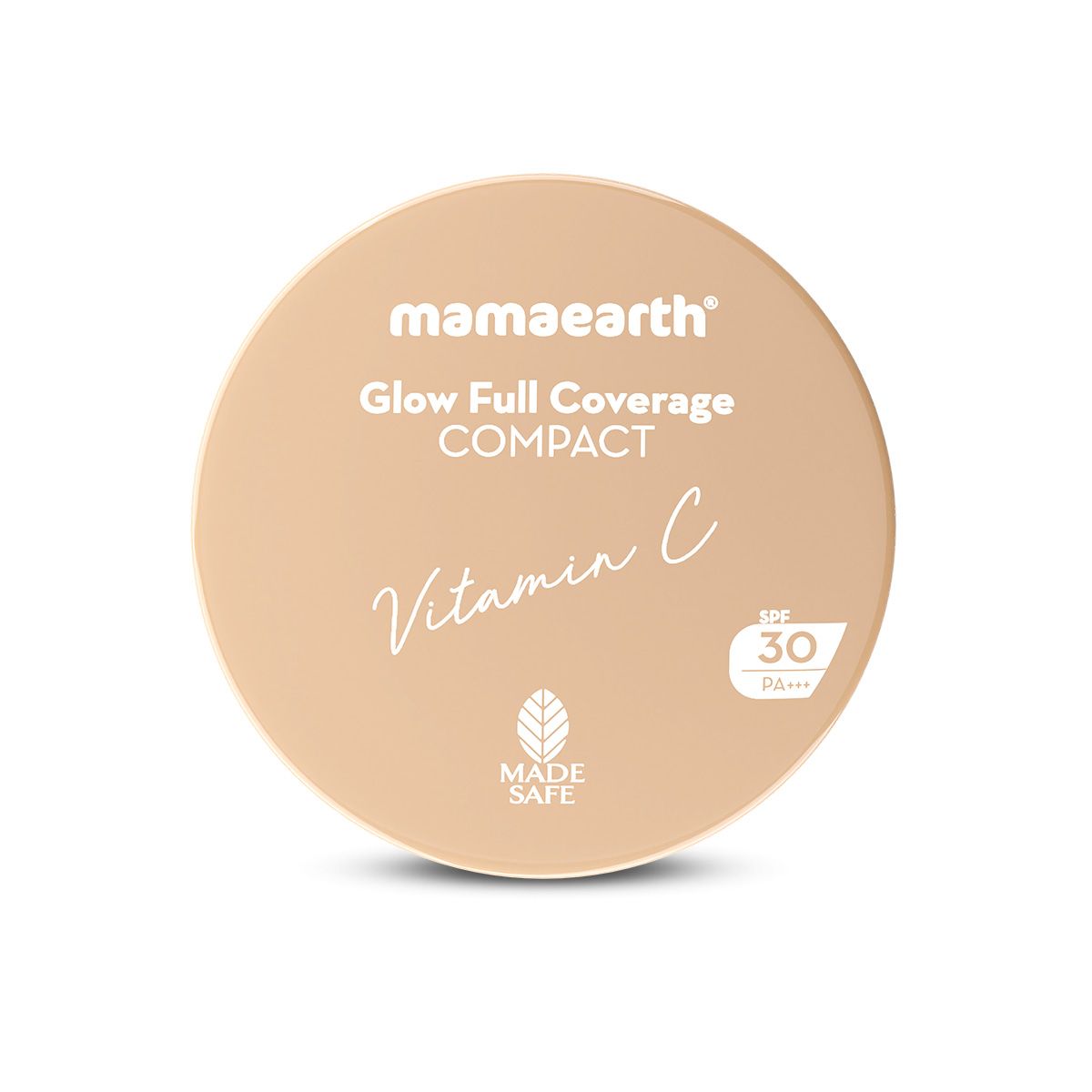 Mamaearth Glow Full Coverage Compact With SPF 30, 9g | Almond Glow - Image 9 - Buy from Indicrest