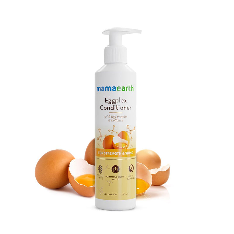 Mamaearth Eggplex Conditioner with Egg Protein & Collagen for Strength & Shine, 250ml - Buy from Indicrest