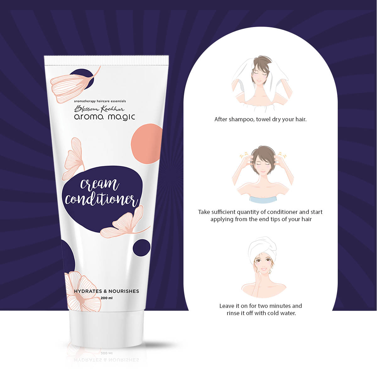 Aroma Magic Cream Conditioner, 200ml - Image 4 - Buy from Indicrest
