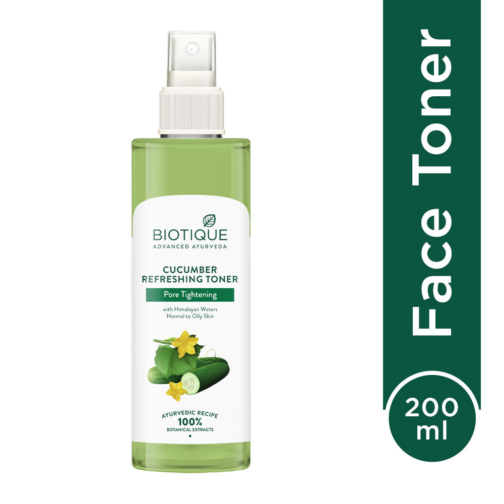 Biotique Cucumber Pore Tightening Refreshing Toner, 200ml - Buy from Indicrest