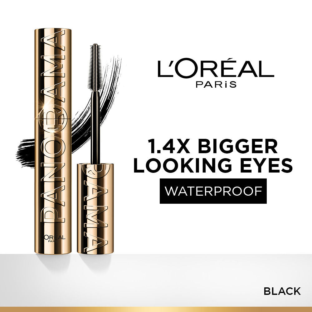 L'Oreal Paris Voluminous Panorama Waterproof Mascara Volumizing, Clump Free, Smudge free, 9.4ml Buy at Indicrest