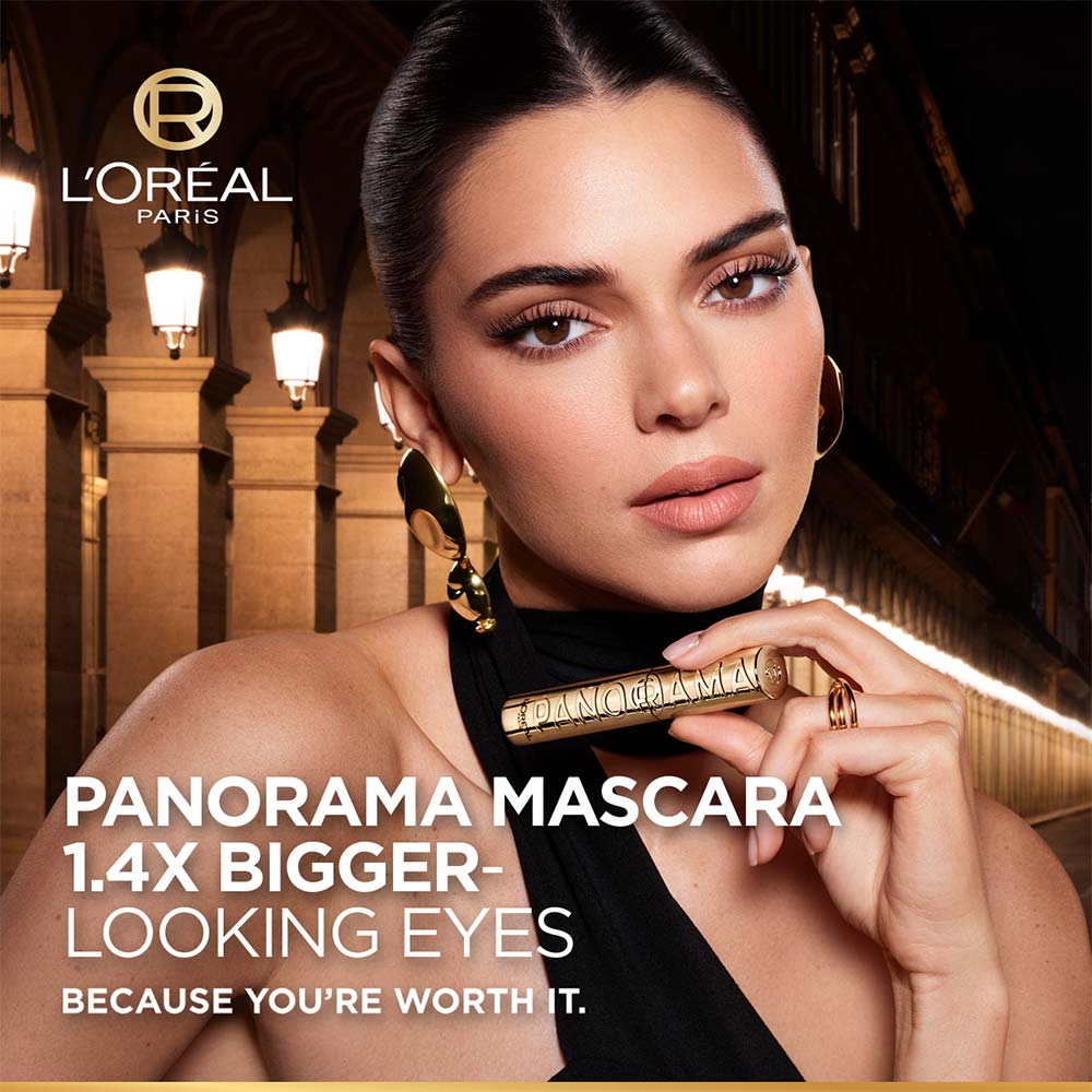 L'Oreal Paris Voluminous Panorama Waterproof Mascara Volumizing, Clump Free, Smudge free, 9.4ml Buy at Indicrest Image 2