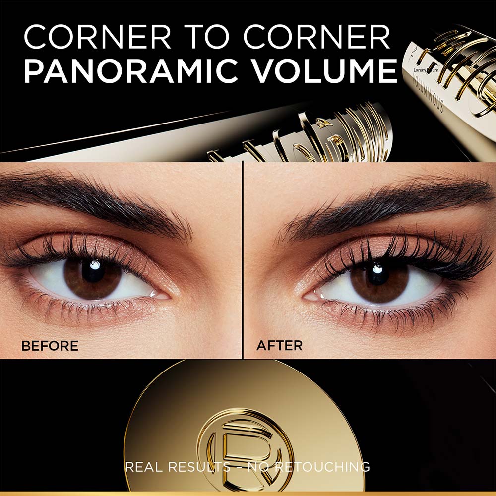 L'Oreal Paris Voluminous Panorama Waterproof Mascara Volumizing, Clump Free, Smudge free, 9.4ml Buy at Indicrest Image 4