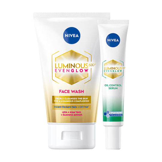Nivea Luminous Face Wash + Serum Even Glow Bestseller Combo, 2 pieces Buy at Indicrest
