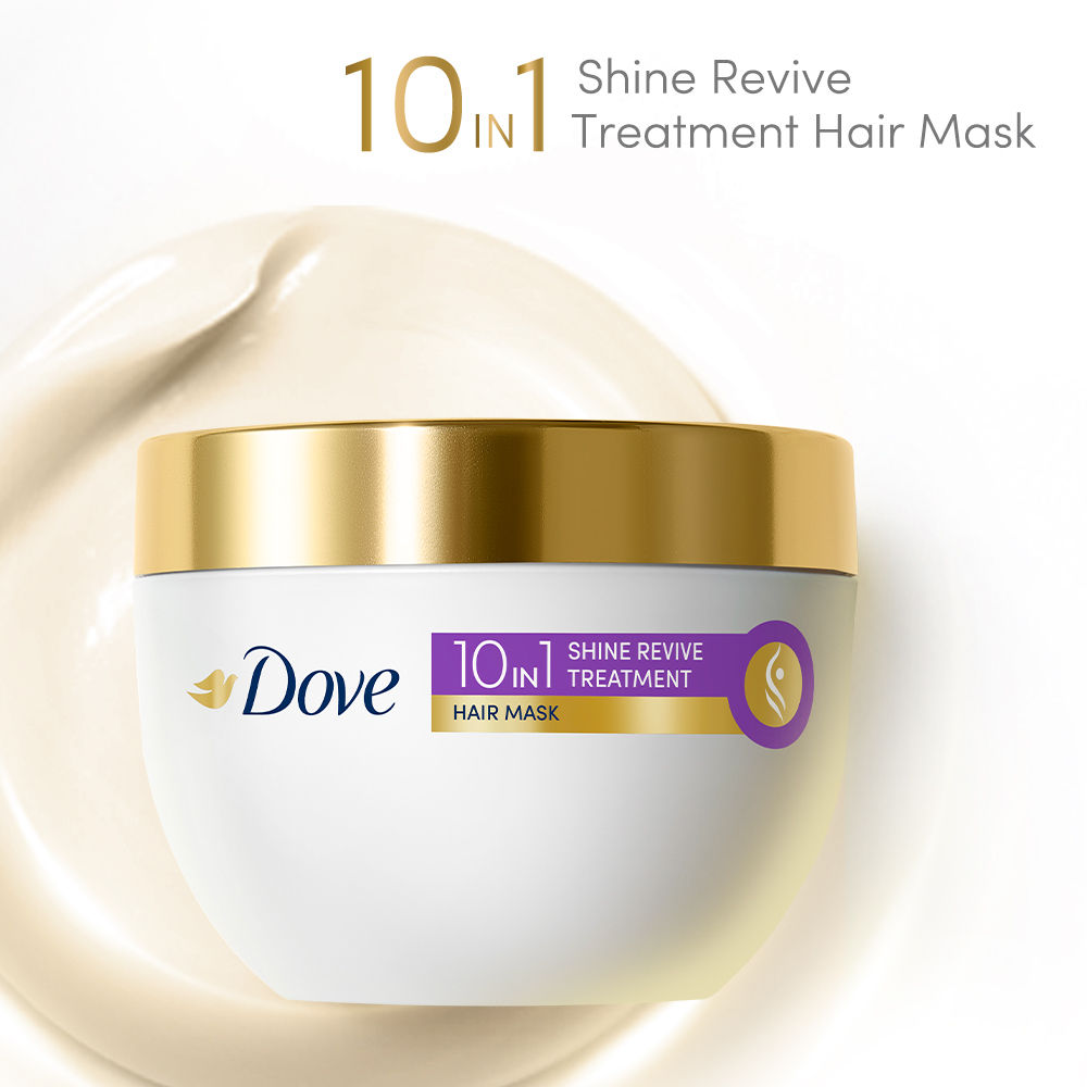 Dove 10 in 1 Shine Revive Treatment Hair Mask, 300ml Buy at Indicrest