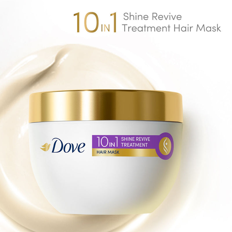 Dove 10 in 1 Shine Revive Treatment Hair Mask, 300ml Buy at Indicrest