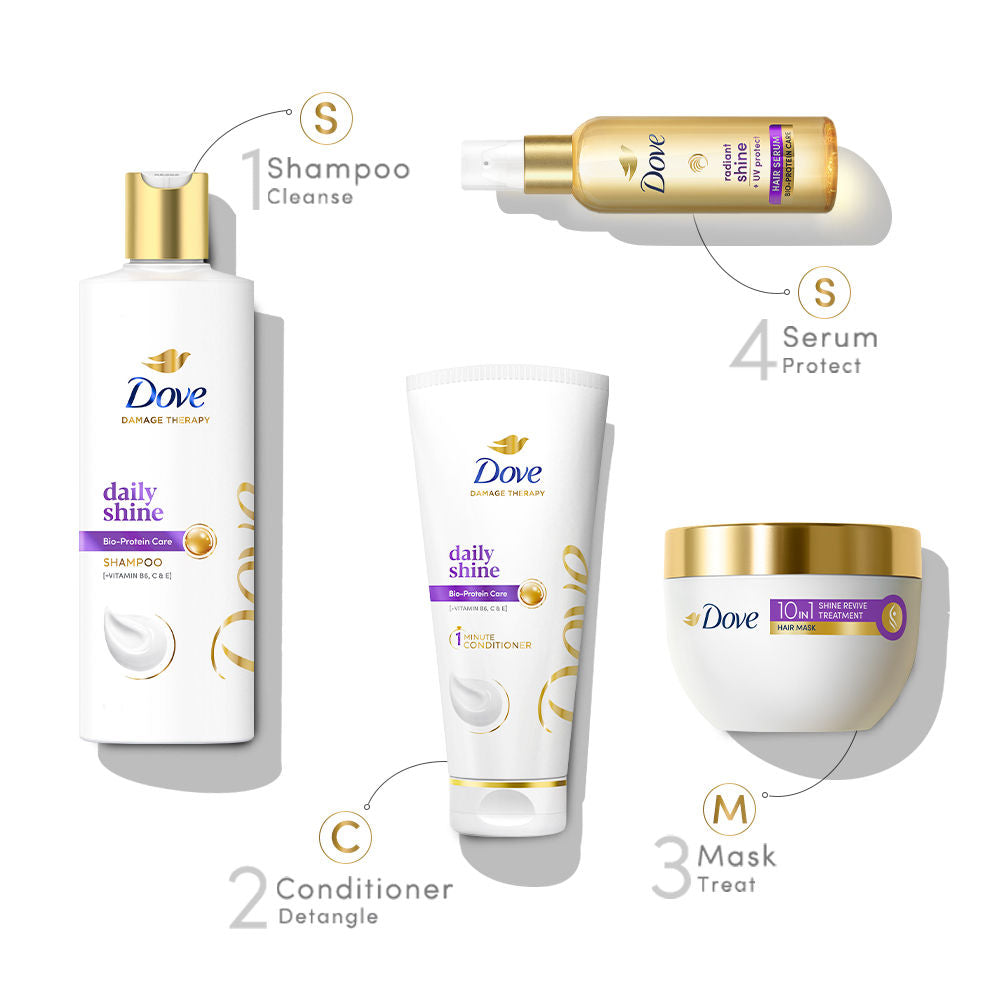 Dove 10 in 1 Shine Revive Treatment Hair Mask, 300ml Buy at Indicrest Image 9