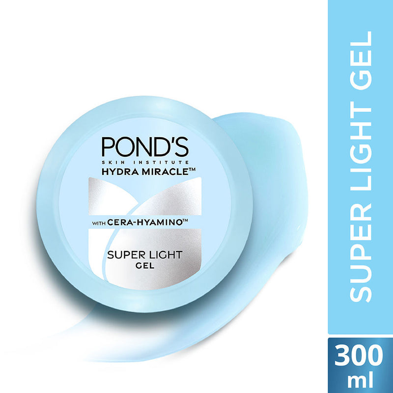 Pond’s Super Light Gel Oil-Free Moisturize With Hyaluronic Acid & Vitamin E, 300ml Buy at Indicrest