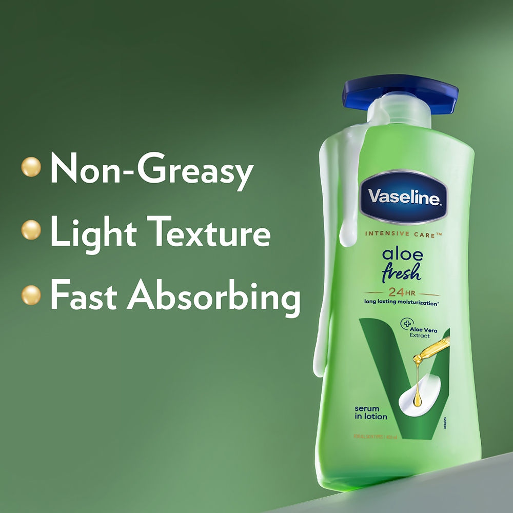 Vaseline Intensive Care Aloe Fresh Body Lotion, 90ml Buy at Indicrest Image 5