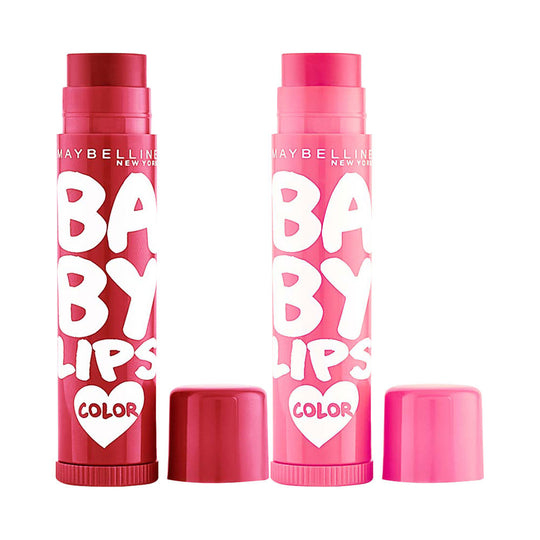 Maybelline New York Baby Lips Color Balm Combo - Pink Lolita + Berry Blush, 2 pieces Buy at Indicrest