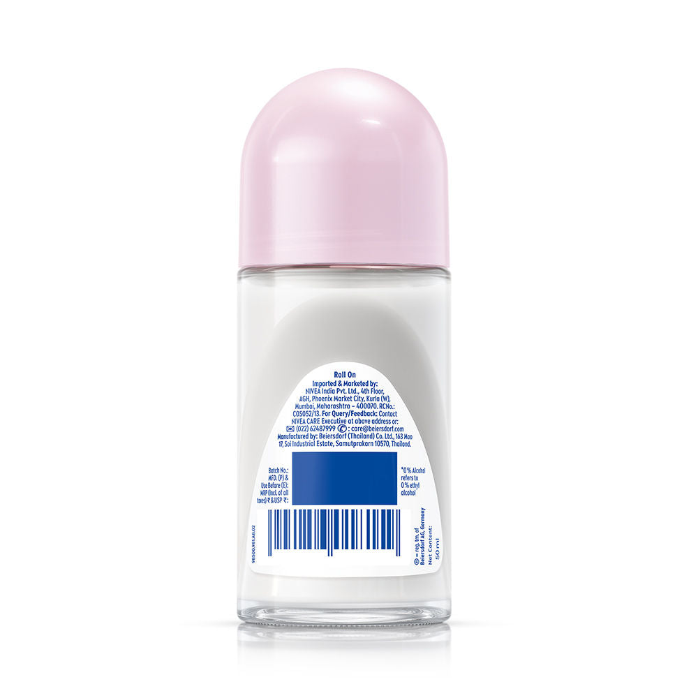 Nivea Pearl & Beauty Radiance Deo Roll On For Women, 72HR Odor Protection, 0% Alcohol, 50ml Buy at Indicrest Image 8