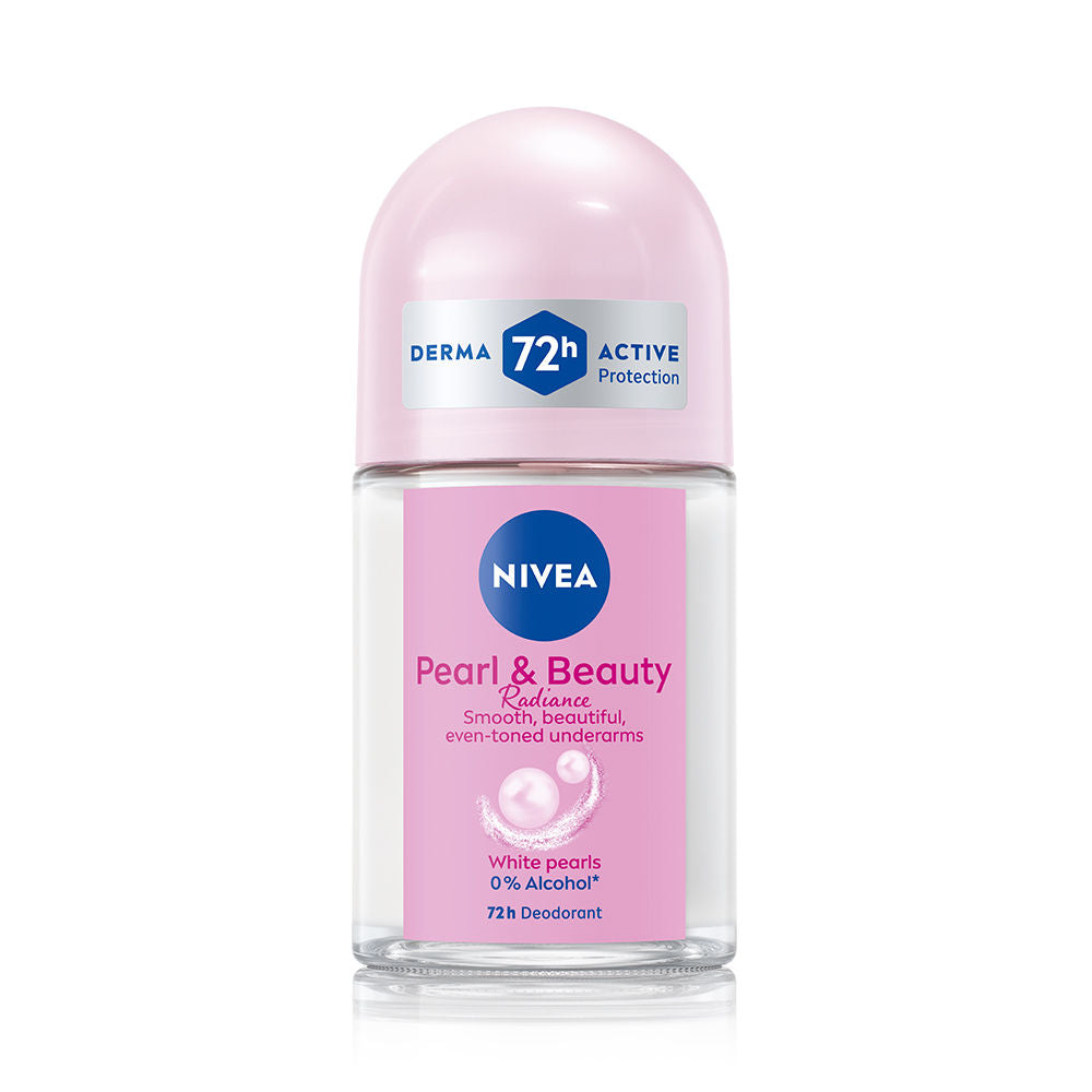Nivea Pearl & Beauty Radiance Deo Roll On For Women- 72H Odor Protection- 0% Alcohol, 25ml Buy at Indicrest