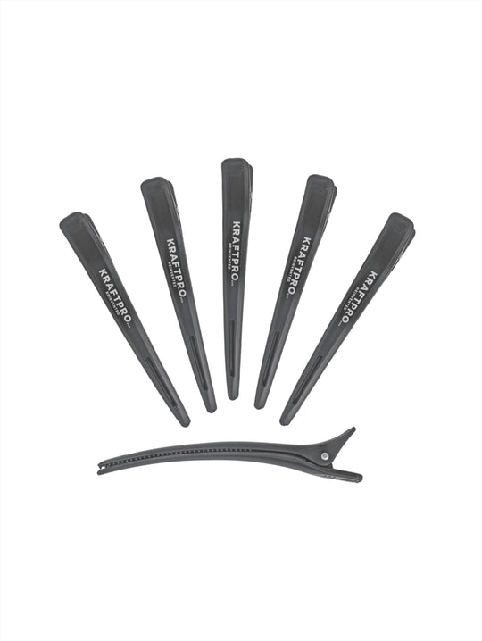 KRAFTPRO Section Carbon Hair Clips Unique Design, Heat Resistant (Pack of 1), 6 pieces Buy at Indicrest