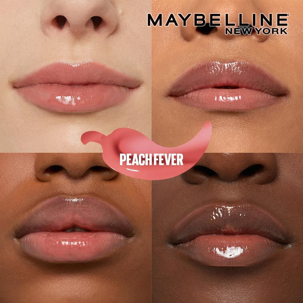 Maybelline New York Lifter Plump - Plumping Lip Gloss - Peach Fever, 5ml Buy at Indicrest Image 3