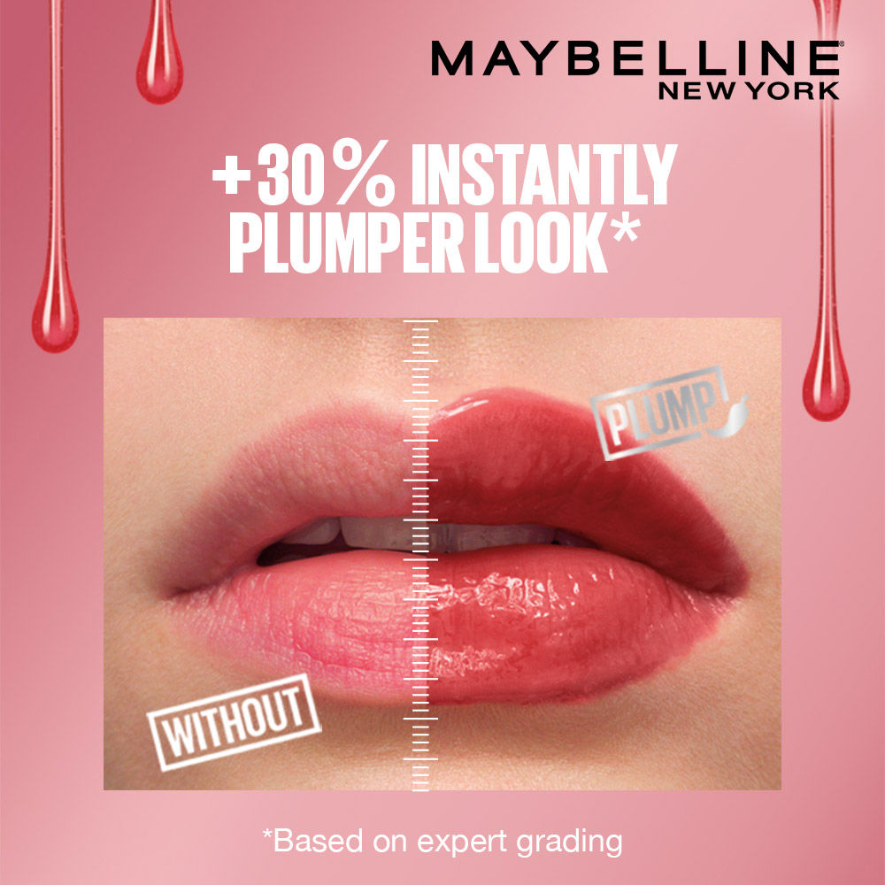 Maybelline New York Lifter Plump - Plumping Lip Gloss - Peach Fever, 5ml Buy at Indicrest Image 4