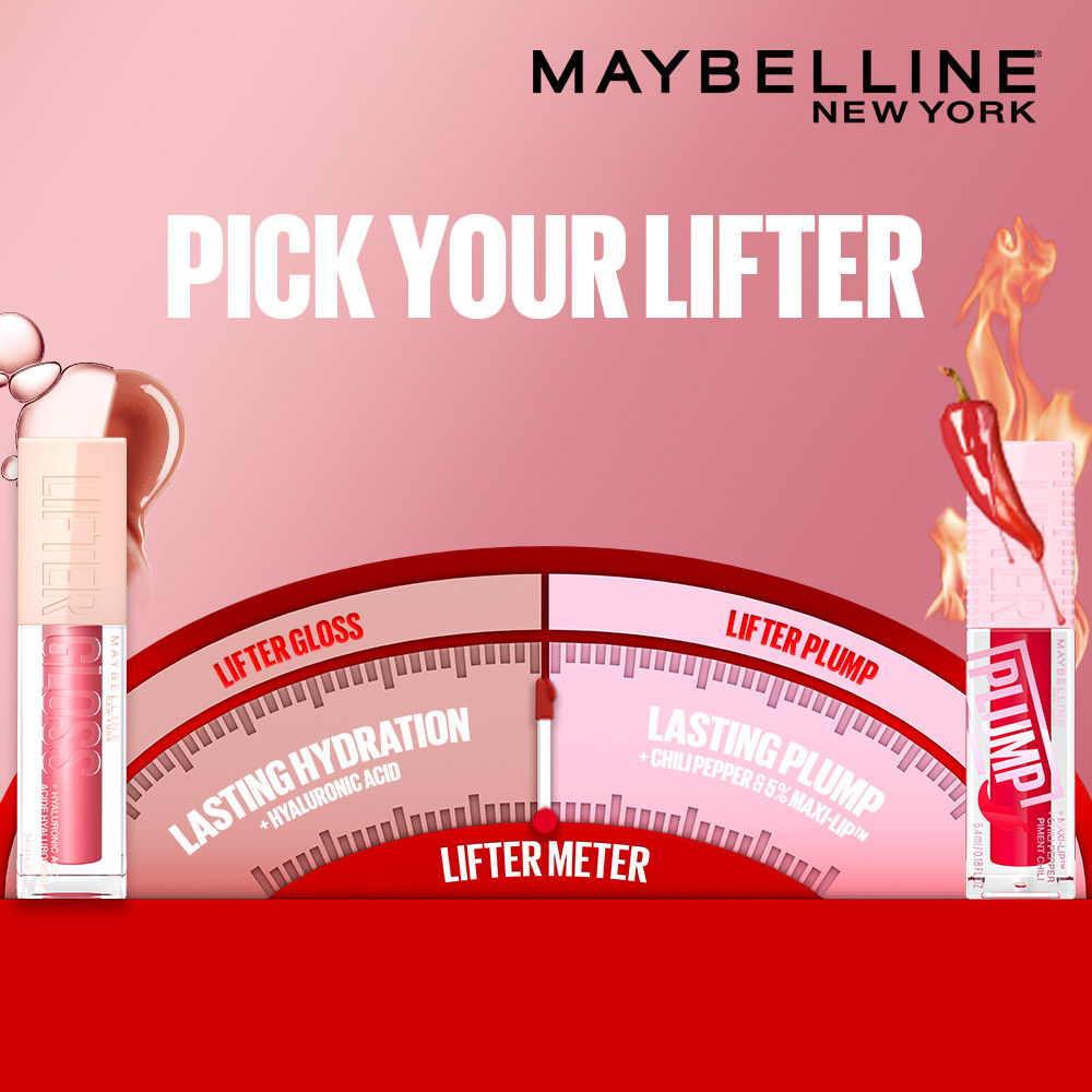 Maybelline New York Lifter Plump - Plumping Lip Gloss - Peach Fever, 5ml Buy at Indicrest Image 8