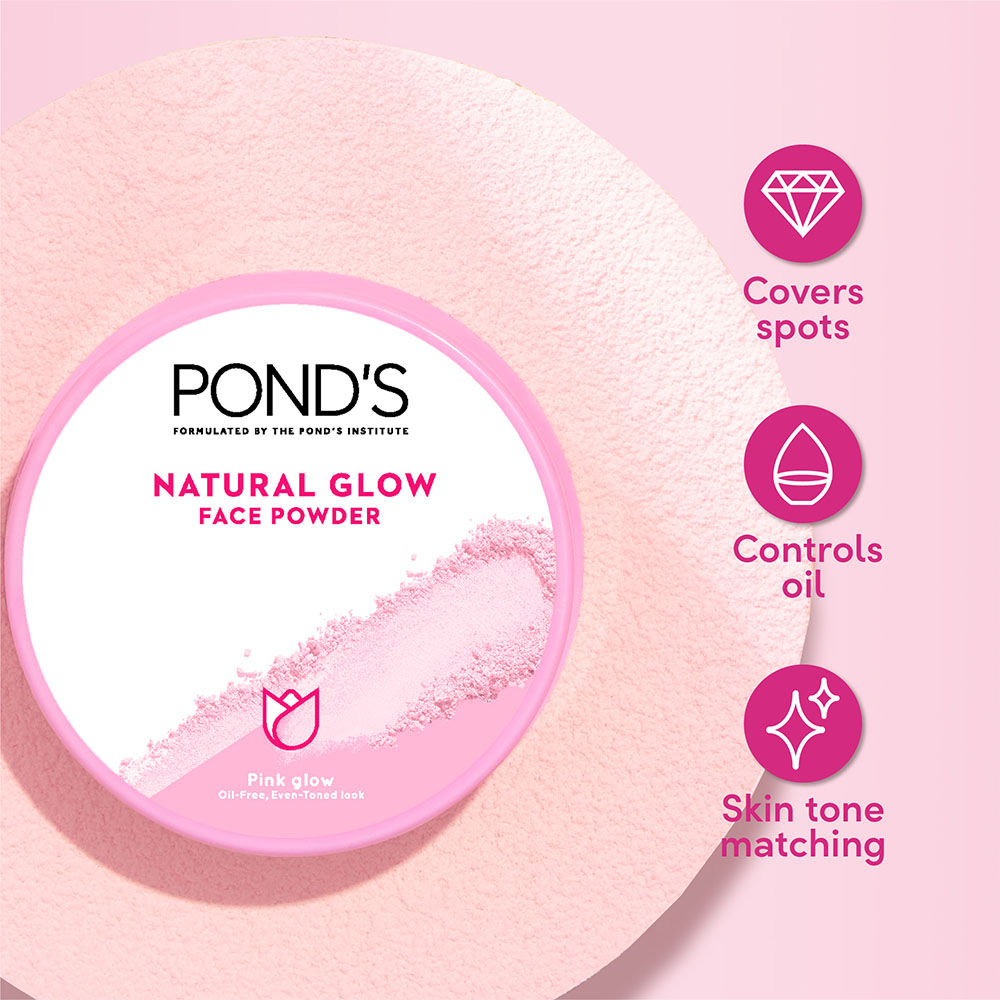 Pond’s Natural Glow Face Powder - Pink Glow, 30g Buy at Indicrest Image 3