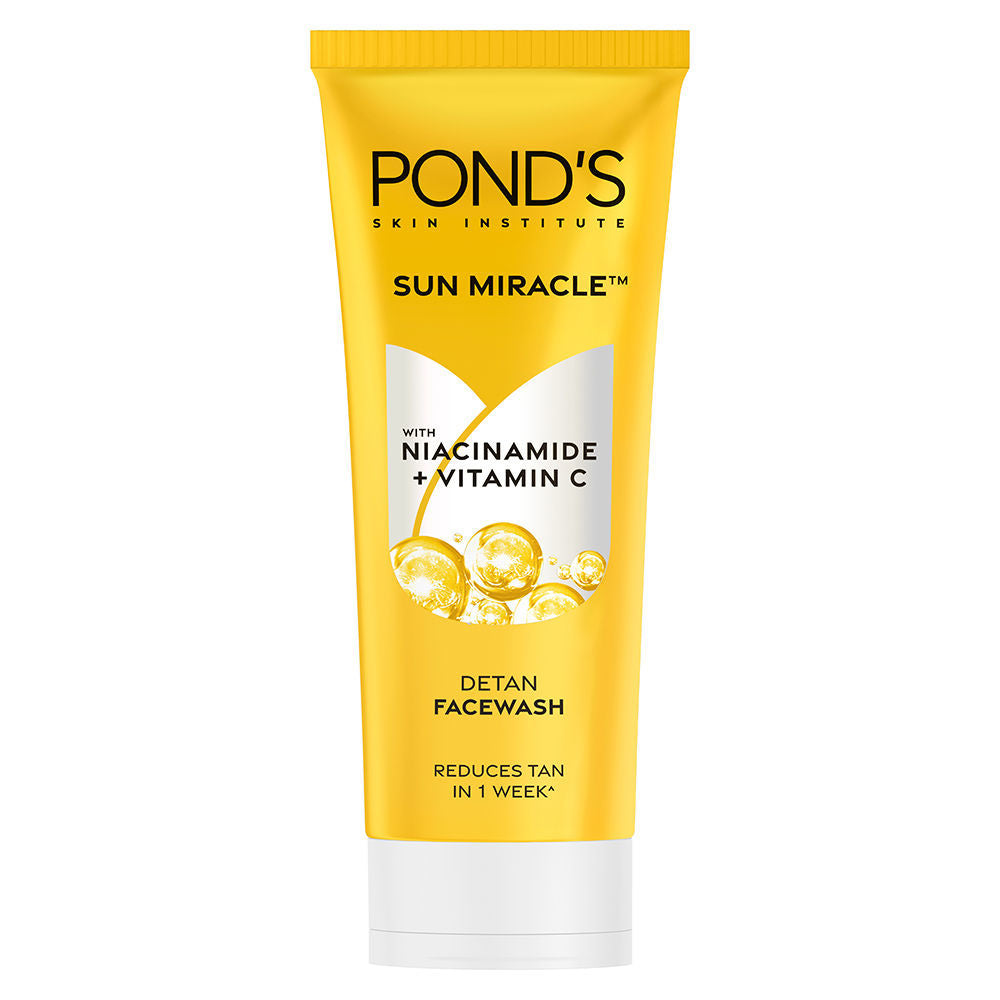 Pond’s Sun Miracle Detan Facewash With Vitamin C & Niacinamide, 100g Buy at Indicrest