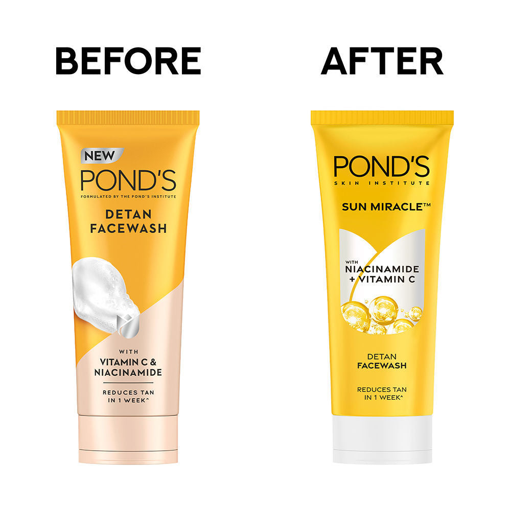 Pond’s Sun Miracle Detan Facewash With Vitamin C & Niacinamide, 100g Buy at Indicrest Image 7